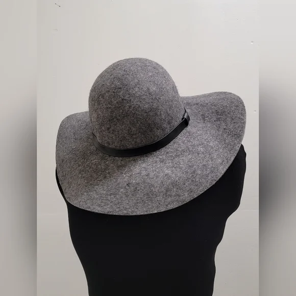 100% WOOL HAT WITH WIDE BRIM - Picture 5 of 11
